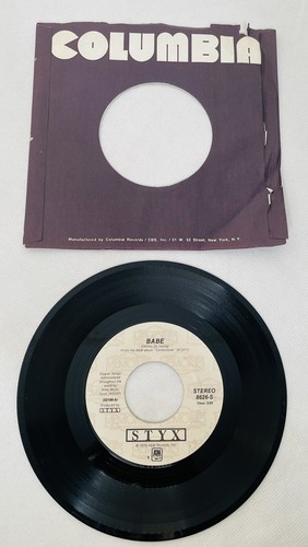 Styx babe rpm vinyl - styx,