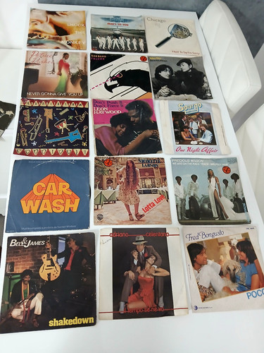 Lotto dischi vinile 45 - lotto, 15