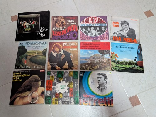 Set blocco lotto - dischi, vinile